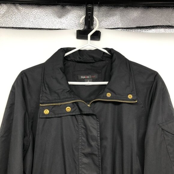 Style & Co Black Basic Short Jacket size M - Picture 4 of 16
